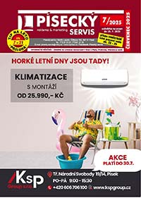 Pseck servis - ervenec 2025